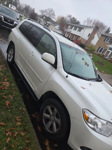2010 white Toyota Highlander Picked up in Mechanicsburg, PA.