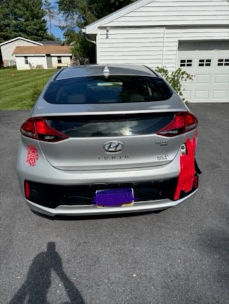 Wrecked 2019 car